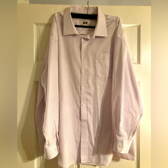 PAIR Joseph Abboud Classic Fit Spread Collar Dress Shirts - Picture 7 of 7